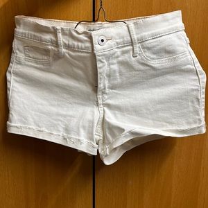 White Abercombie Shorts